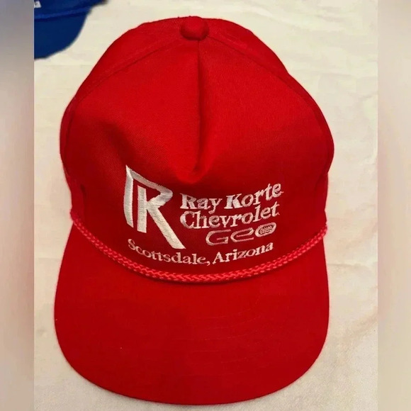 Vintage Trucker Hat Chevy Geo Snapback Scottsdale Arizona NOS Dad Grandpa Cap - Picture 8 of 8